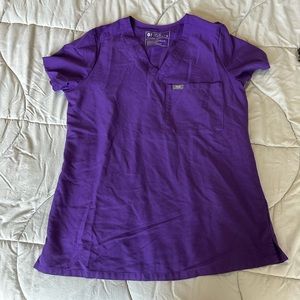 Figs magic purple top